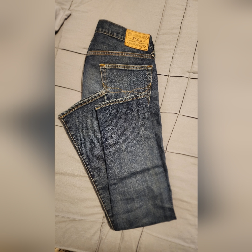 Ralph Lauren Dark Blue Straight Leg Jeans
